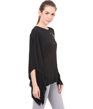 PORSORTE Shawl Top with hand work - www.porsorte.in