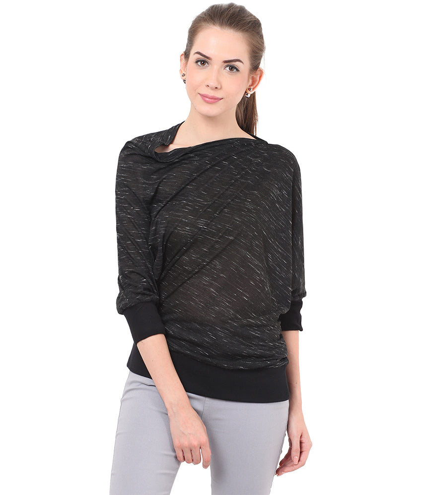 PORSORTE Asymetric shawl Blouse - www.porsorte.in