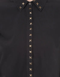 PORSORTE Jumpsuit with metal hot fix details - www.porsorte.in